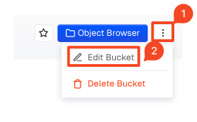Console UI Bucket Management